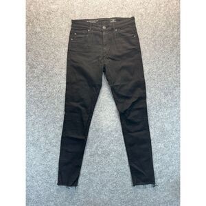 AG Adriano Goldschmied Jeans‎ Womens 27 The Farrah Skinny Ankle Black Stretch